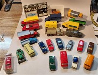 26 pc Germany HO Scale Model Truck/Car Lot