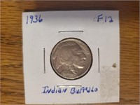 1936 Indian Buffalo Nickel