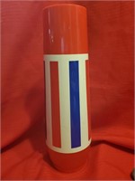 Vintage Thermo Solo Red, White, Blue Thermos