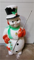 Vintage Frostie the Snowman Xmas Blowmold