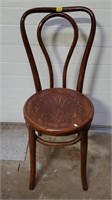 Antique Ornate Tiger Oak Chair