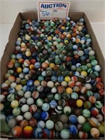 Large Box of Assorted Marbles