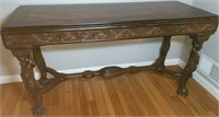 Grand Antique Figural Foyer Table