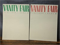Lot of 2 Vanity Fair Publisher's Memos