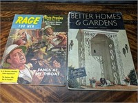Lot of 2 Collectible Magazines; Rage&Better Homes