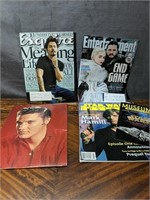 Lot of 4 Magazines (Depp Esquire, Elvis, G.O.T.)