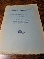 1953 Technical Communication -Swiss Watchmakers