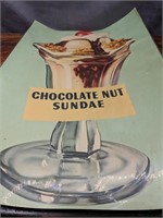 Vintage Diner / Ice Cream Parlor Wall Poster