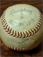 Spalding Ball Signed by 3 Cleveland Indians
