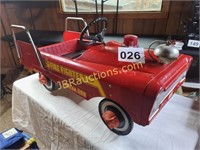 FIRE TRUCK PEDAL CAR BY AMF