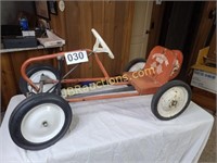 "SCAT CAR" PEDAL CAR BY AMF