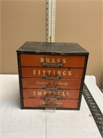 Imperial brass fittings organizer