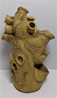 Signed Abstract Pottery Sculpture from Hoosier