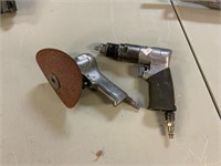 Pneumatic sander and drill