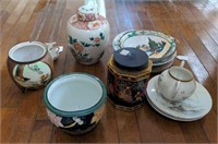 Lot of various China dishes and porcelain pots