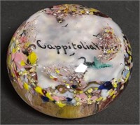 Glass Paperweight Customized "Cappitolia Wait"