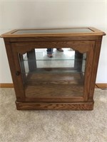 32X14X30 INCH LIGHTED DISPLAY CURIO CABINET