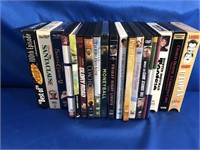 GOOD DVD AND VHS MOVIES. 12- DVDS AND 6 VHS