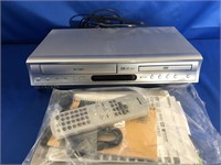 TOSHIBA DVD AND VHS COMBO UNIT.  WORKS AND HAS