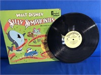 WALT DISNEY SILLY SYMPHONIES VINYL RECORD. COVER