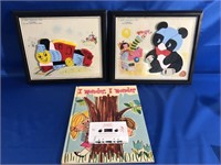 CHILDS LOT. 2- A CHILD GUIDANCE MAGNETIC PUZZLE.