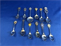 12- COLLECTOR SPOONS