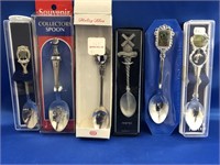 6- COLLECTOR SPOONS