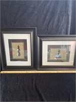 2 Chess Water Colors signed"Signed”