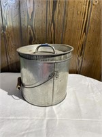 Vintage Milk Bucket with Lid