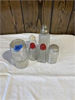 Assorted  Salt, Pepper and Sugar Shakers