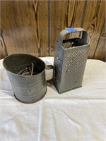 Vintage Sifter and Grater