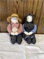 2 Handmade Dolls