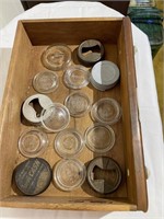 Assorted Jar Lids - Glass and Metal