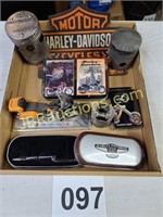 BOX OF HARLEY COLLECTIBLES