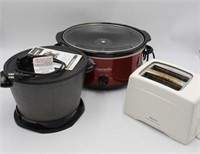 Crock Pot, Toaster, & Electric Deep Fryer