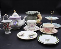 Teapot, Teacups & Saucers & More