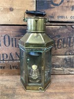 WW2 Australian made Ship Cabin Brass Lantern