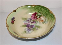 Bavarian hand painted serving bowl