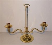 vintage Baldwin USA adjustable brass candelabra