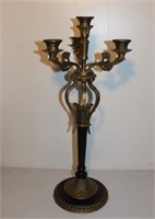 modern decorative brass candelabra