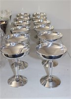 lot 12 Raimond Italy silverplate champagne goblets