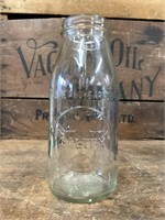 Original Embossed Caltex Quart Oil Bottle