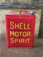 Embossed Shell Motor Sprit 2 Imp Gallon Fuel Tin