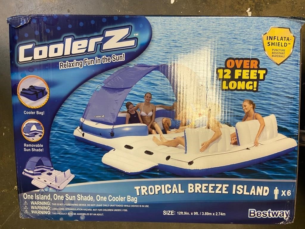 Bestway CoolerZ Tropical Breeze 6 Person Floating Island Lak