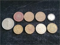 Foreign coins