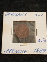 1889 German Coin