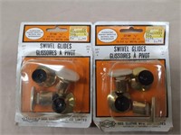 2 Packages of Chair Swivels Guides (Total of 8)
