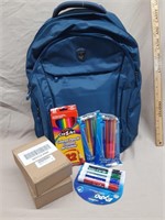 Heys TechPac Backpack With School Supplies - NEW