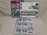 Lot of Football Collectibles Cards Book Pics