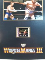 Limited Edition Wrestling WWF Wrestle Mania Card